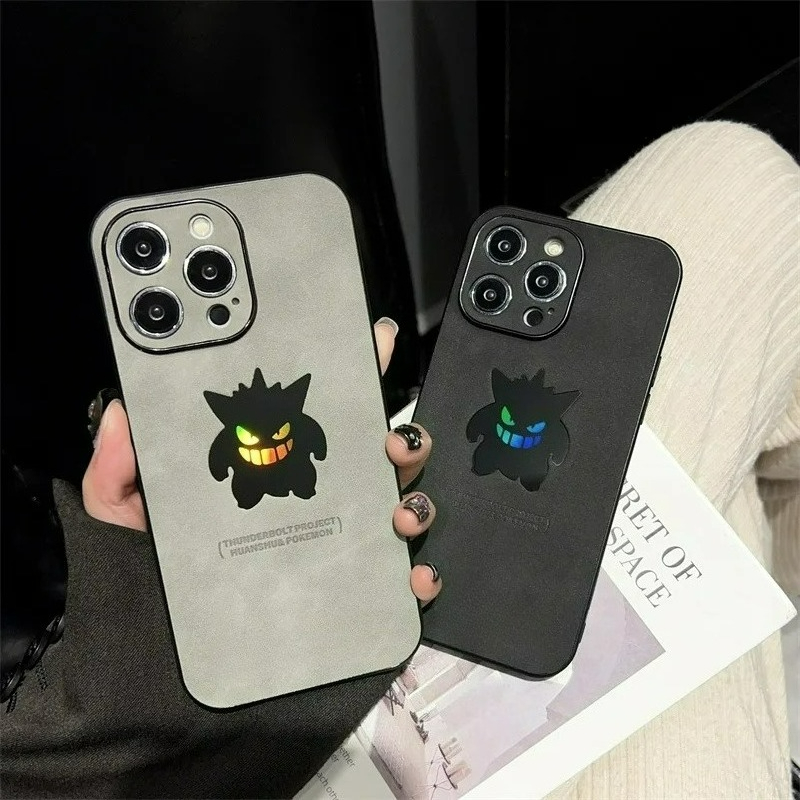 Apple Iphone 15 - เคสโทรศัพท์ลายการ์ตูนอนิเมะ เก็นการ์ หนังเทียม ลายเลเซอร์ สำหรับ iPhone