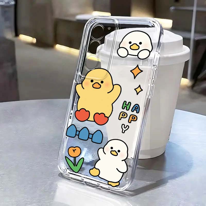 Oppo A78 - เคสลายการ์ตูนเป็ดน่ารักสไตล์อนิเมะ สำหรับ OPPO A11 A16 A55