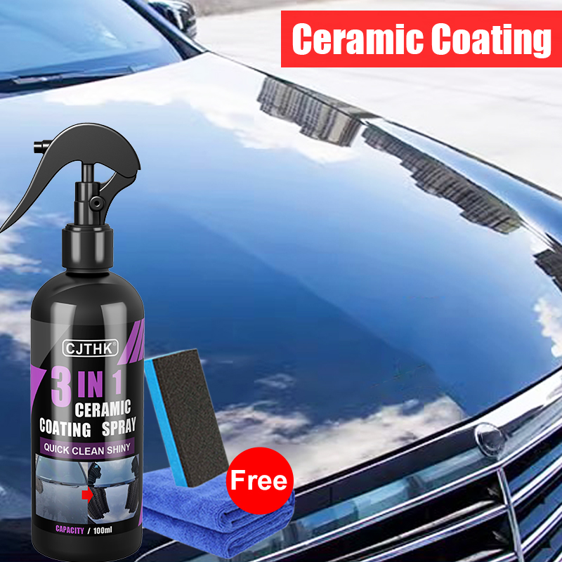 Nano Liquid Coating - 3 ใน 1 รถเซรามิค NANO Coating