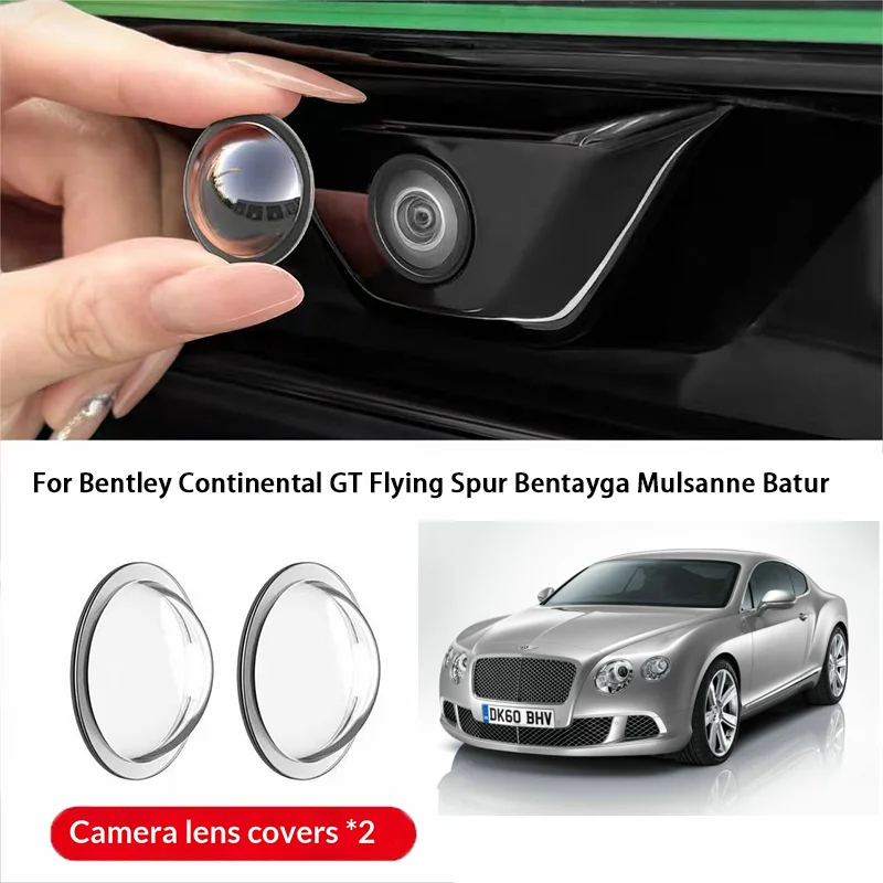 Glass Protector Auto - ฝาครอบเลนส์ป้องกันกล้องติดรถยนต์สำหรับเบนท์ลีย์ คอนติเนนทัล จีที ฟลายอิ้ง สเปอร์ เบนเทย์กา