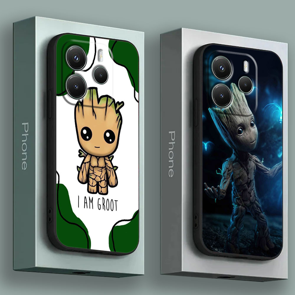 Xiaomi Redmi Note 14 - เคสโทรศัพท์ลายเบบี้กรูท มาร์เวล สำหรับ Redmi 15C 14C