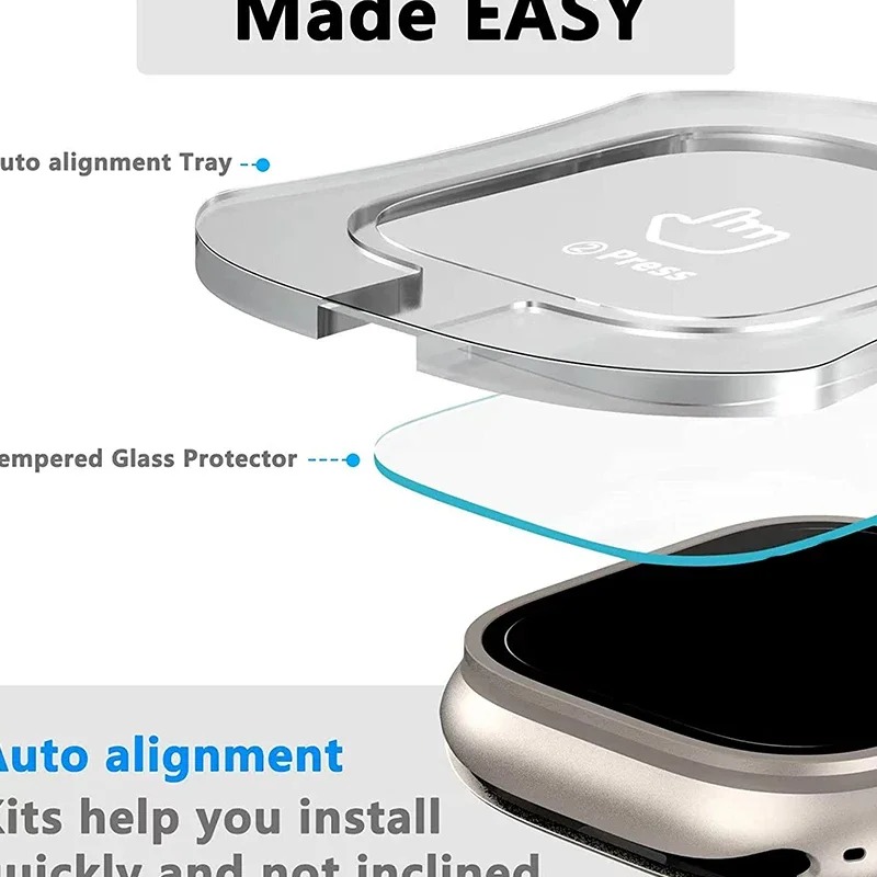 2 ชิ้น 49 มม. สำหรับแอปเปิ้ลวอ - Screen Alignment Tool บทวิจารณ์และราคา