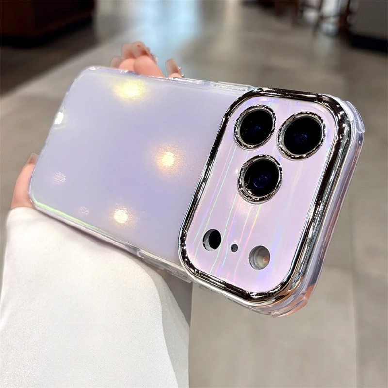 เคสโทรศัพท์แบบกลิตเตอร์เลเซอร์ - Camera Lens Protector บทวิจารณ์และราคา