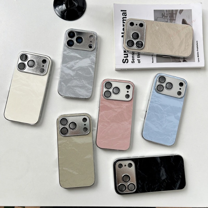 เคสโทรศัพท์หนังหรูหราพร้อมการเ - Camera Lens Protector บทวิจารณ์และราคา