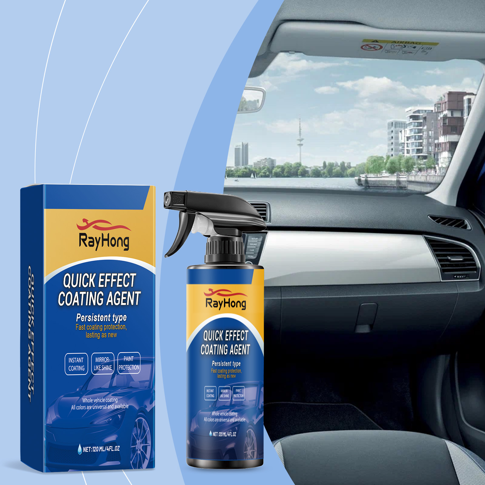 สเปรย์เคลือบเซรามิกสำหรับรถยนต - Nano Liquid Coating บทวิจารณ์และราคา