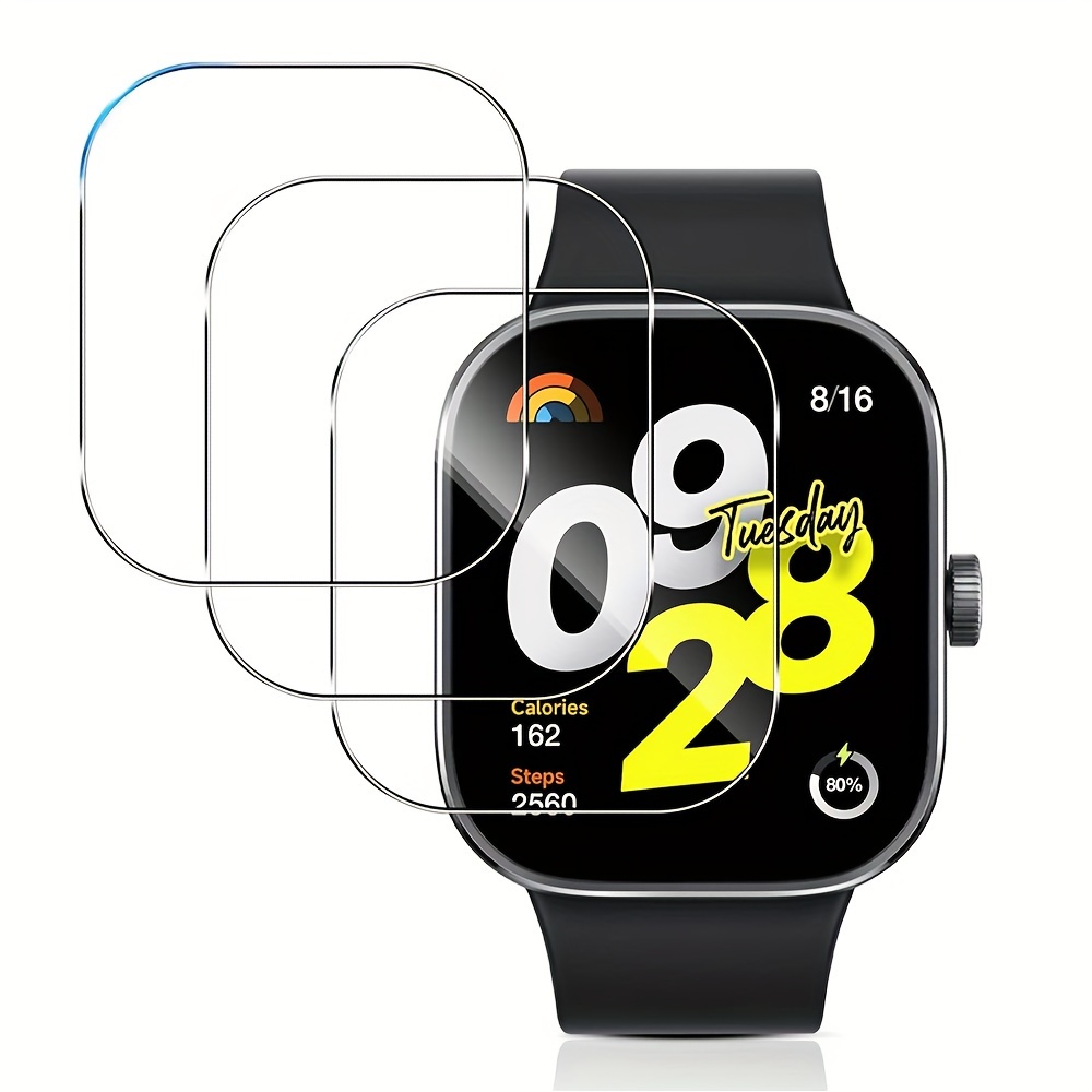 3-5 ชิ้นกระจกนิรภัยระดับพรีเมี - Smartwatch Screen Film บทวิจารณ์และราคา